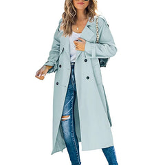 Solenne - Long Trench Coat Spring Autumn Layering — view 5 of 6