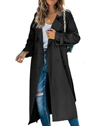 Solenne - Long Trench Coat Spring Autumn Layering — view 6 of 6