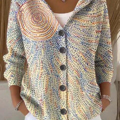 Sylvenne - Hooded Button Front Cardigan Everyday Layering — view 6 of 6
