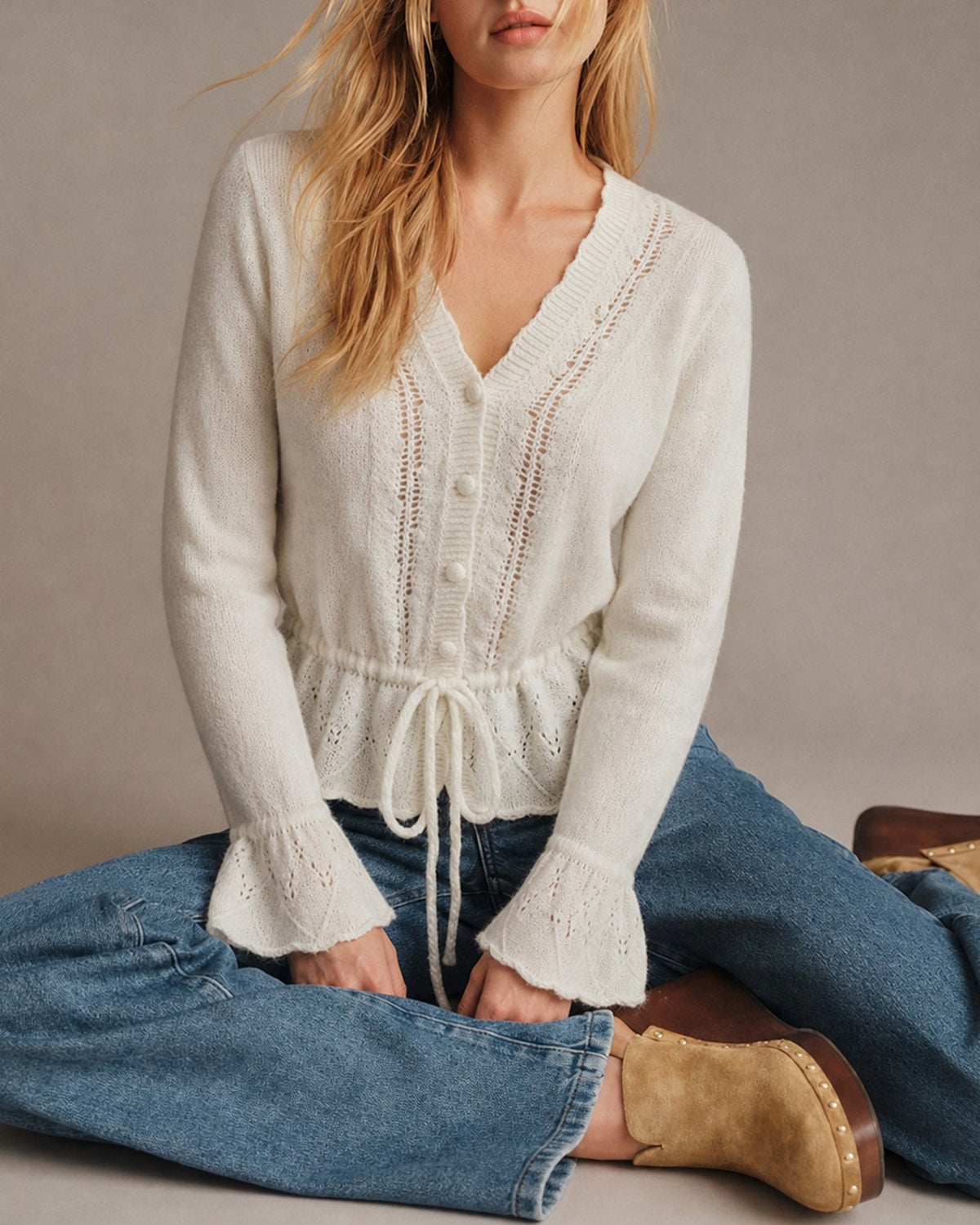 Talvenna - Knit Cardigan For Casual Layering — view 2 of 6