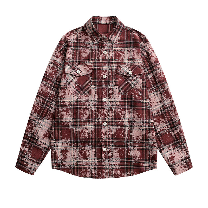 Tartona - Oversized Check Shirt Jacket Everyday Layering — view 2 of 7