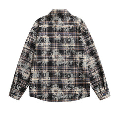 Tartona - Oversized Check Shirt Jacket Everyday Layering — view 3 of 7