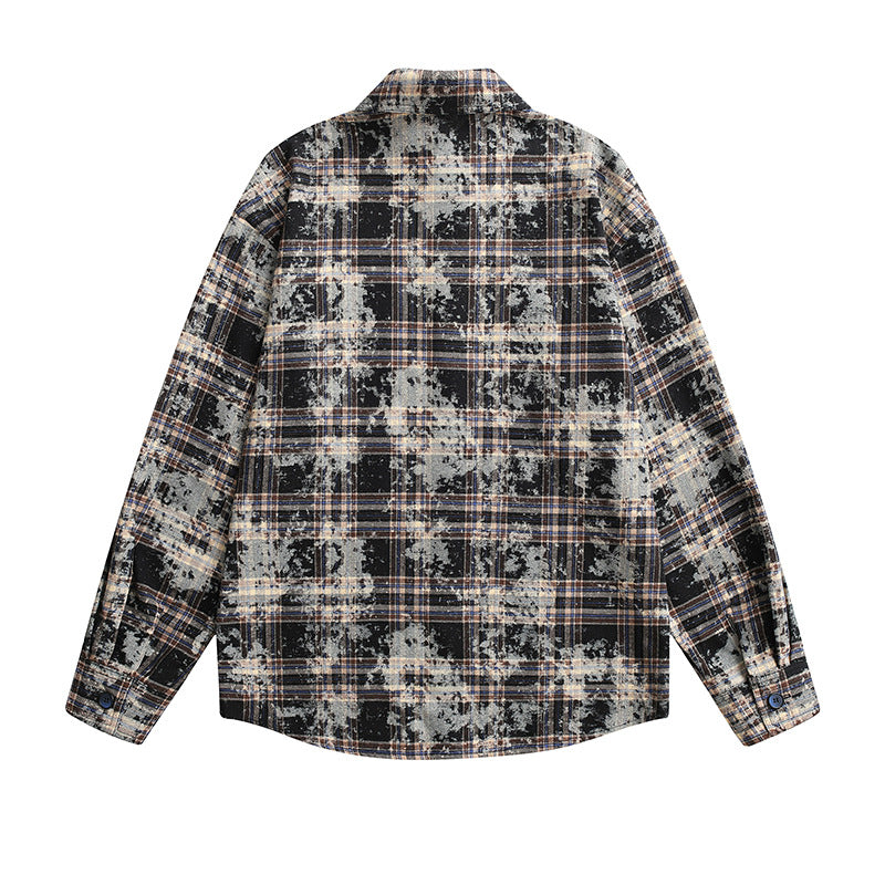 Tartona - Oversized Check Shirt Jacket Everyday Layering — view 3 of 7