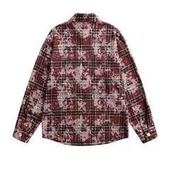 Tartona - Oversized Check Shirt Jacket Everyday Layering — view 4 of 7