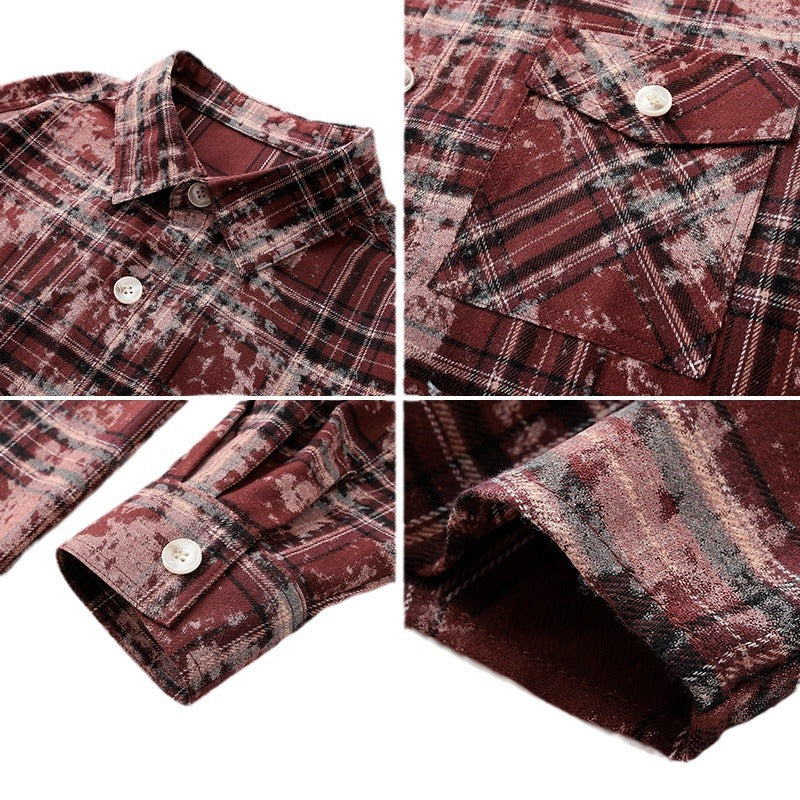Tartona - Oversized Check Shirt Jacket Everyday Layering — view 5 of 7