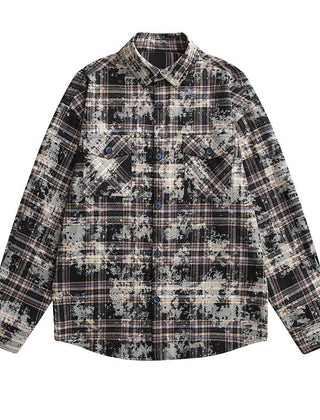 Tartona - Oversized Check Shirt Jacket Everyday Layering — view 6 of 7