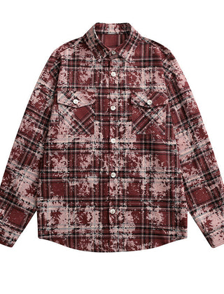 Tartona - Oversized Check Shirt Jacket Everyday Layering — view 7 of 7
