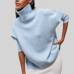 Tavelle - Turtleneck Knit Sweater Cold Weather Layering