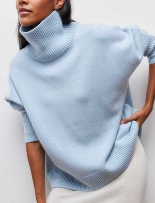 Tavelle - Turtleneck Knit Sweater Cold Weather Layering — view 2 of 9