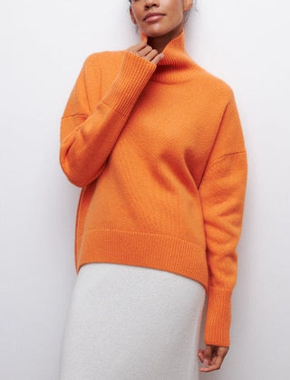 Tavelle - Turtleneck Knit Sweater Cold Weather Layering — view 3 of 9