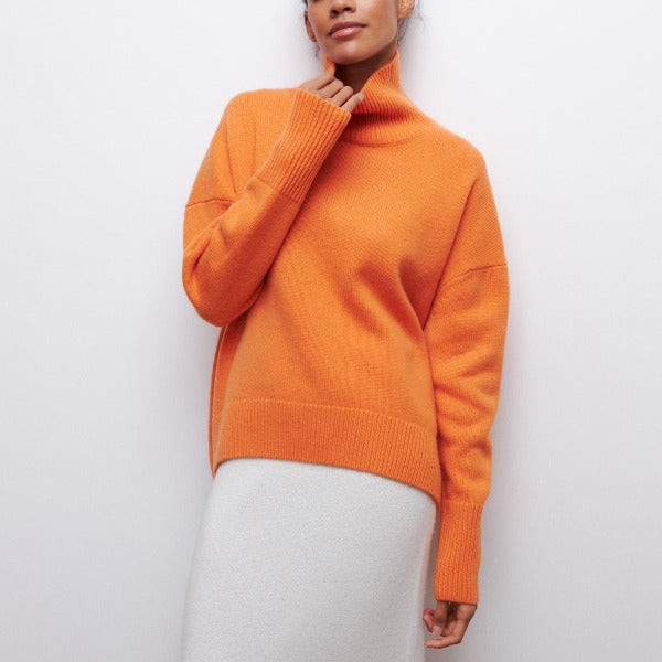Tavelle - Turtleneck Knit Sweater Cold Weather Layering — view 3 of 9
