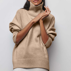 Tavelle - Turtleneck Knit Sweater Cold Weather Layering — view 4 of 9
