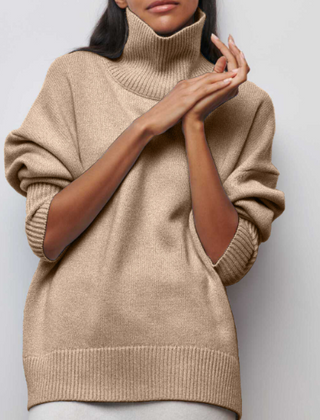 Tavelle - Turtleneck Knit Sweater Cold Weather Layering — view 4 of 9