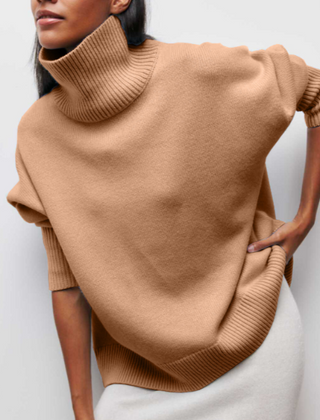 Tavelle - Turtleneck Knit Sweater Cold Weather Layering — view 6 of 9
