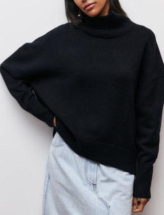 Tavelle - Turtleneck Knit Sweater Cold Weather Layering — view 8 of 9