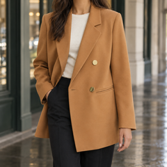 Tessora - Tailored Longline Jacket Cool Weather Layering