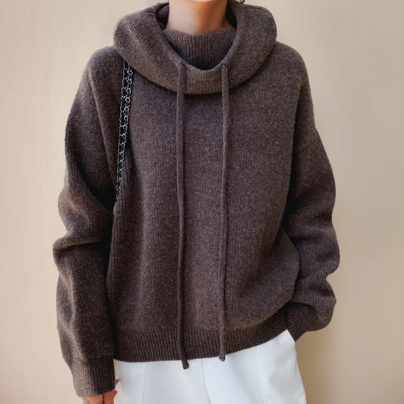 Thermelle - Wool Turtleneck Sweater Cold Weather Layering — view 3 of 6