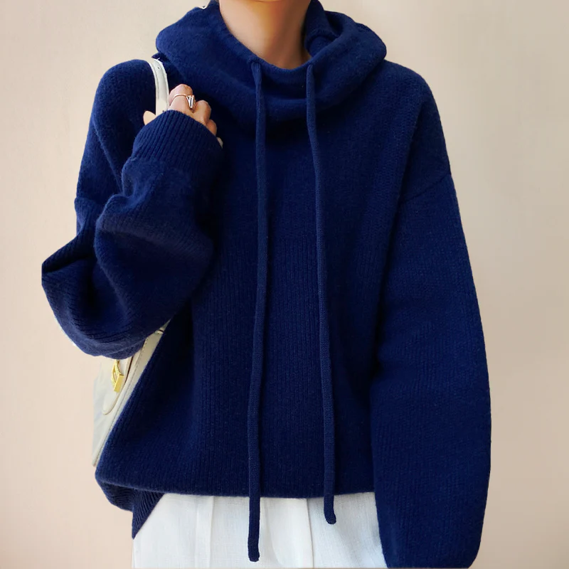 Thermelle - Wool Turtleneck Sweater Cold Weather Layering — view 4 of 6