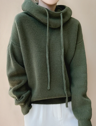 Thermelle - Wool Turtleneck Sweater Cold Weather Layering — view 5 of 6
