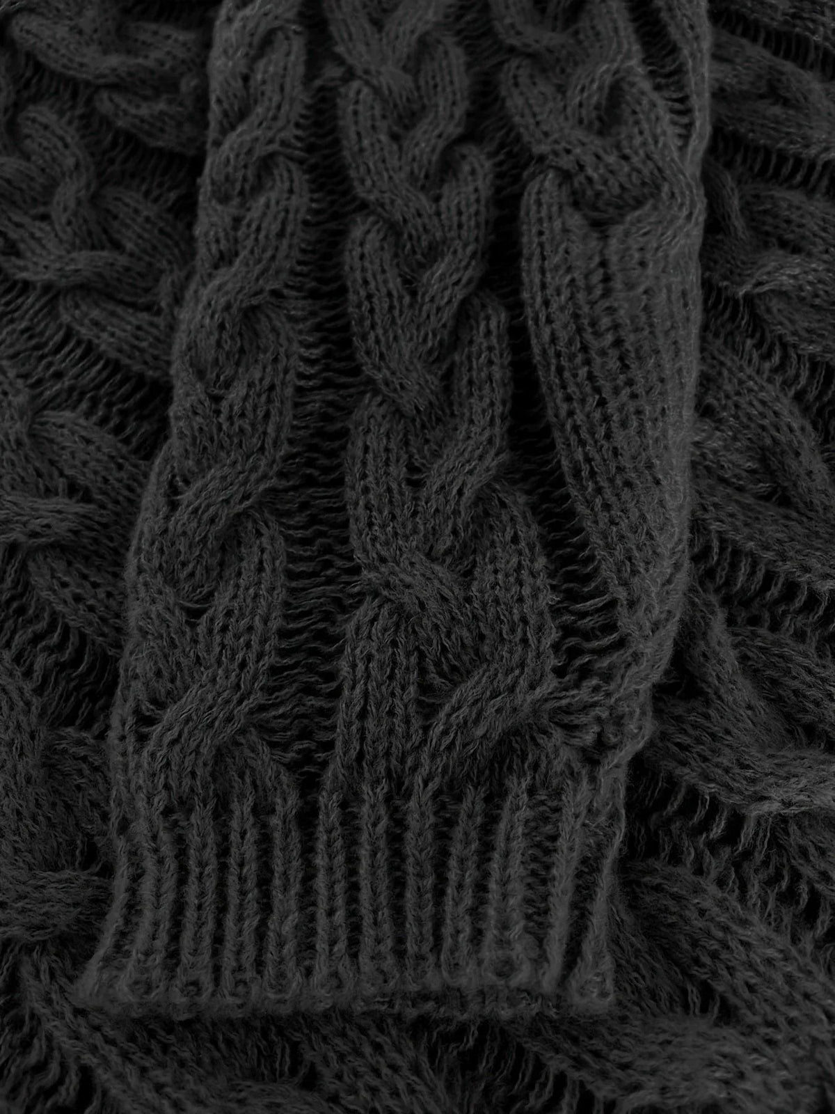 Thistlewick - Hooded Cable Knit Pullover For Everyday Layering — view 6 of 6