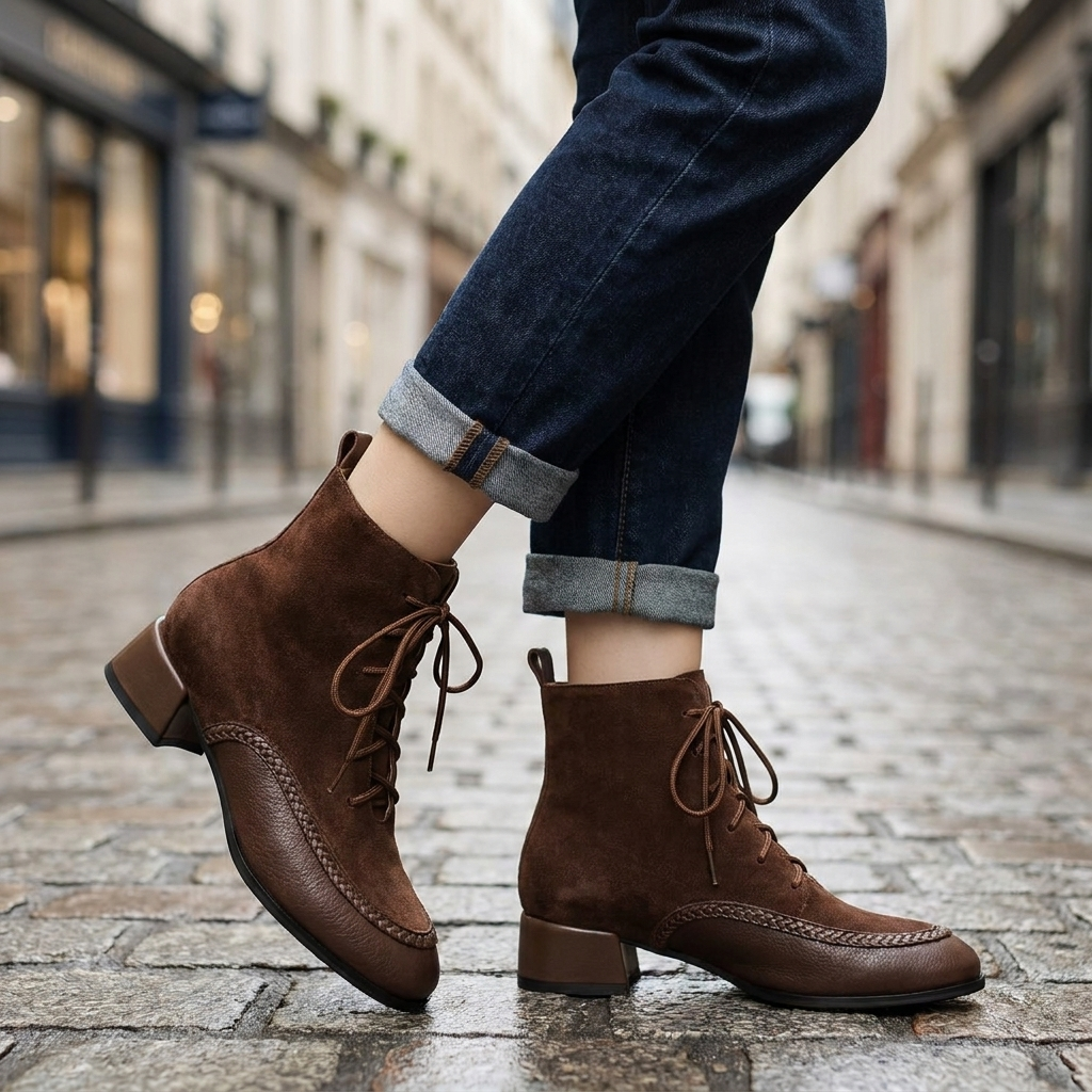 Thornelle - Lace Up Ankle Boot Everyday Wear — view 4 of 10