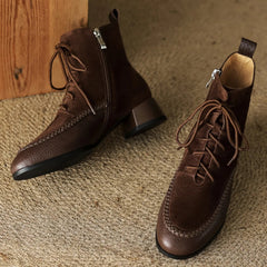 Thornelle - Lace Up Ankle Boot Everyday Wear — view 9 of 10