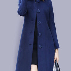 Vaeline - Womens Wool Blend Pea Coat Winter Layering — view 2 of 6