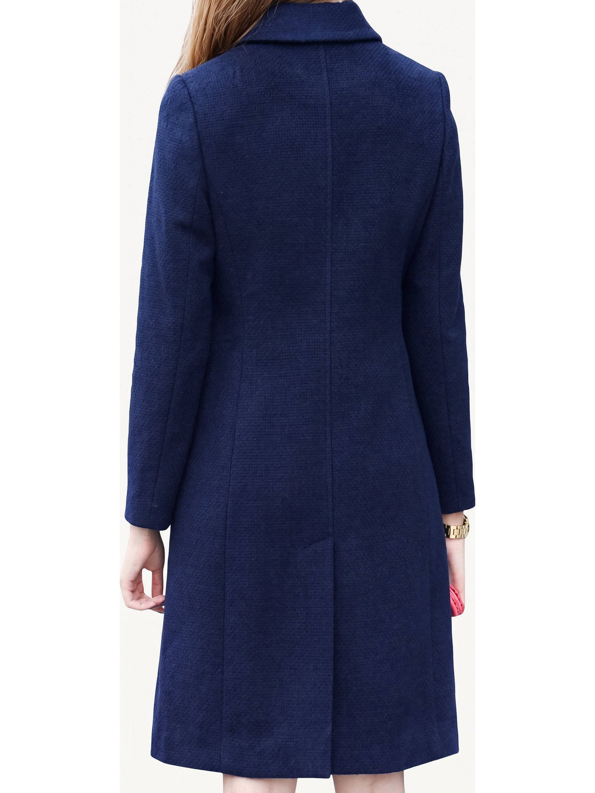 Vaeline - Womens Wool Blend Pea Coat Winter Layering — view 4 of 6