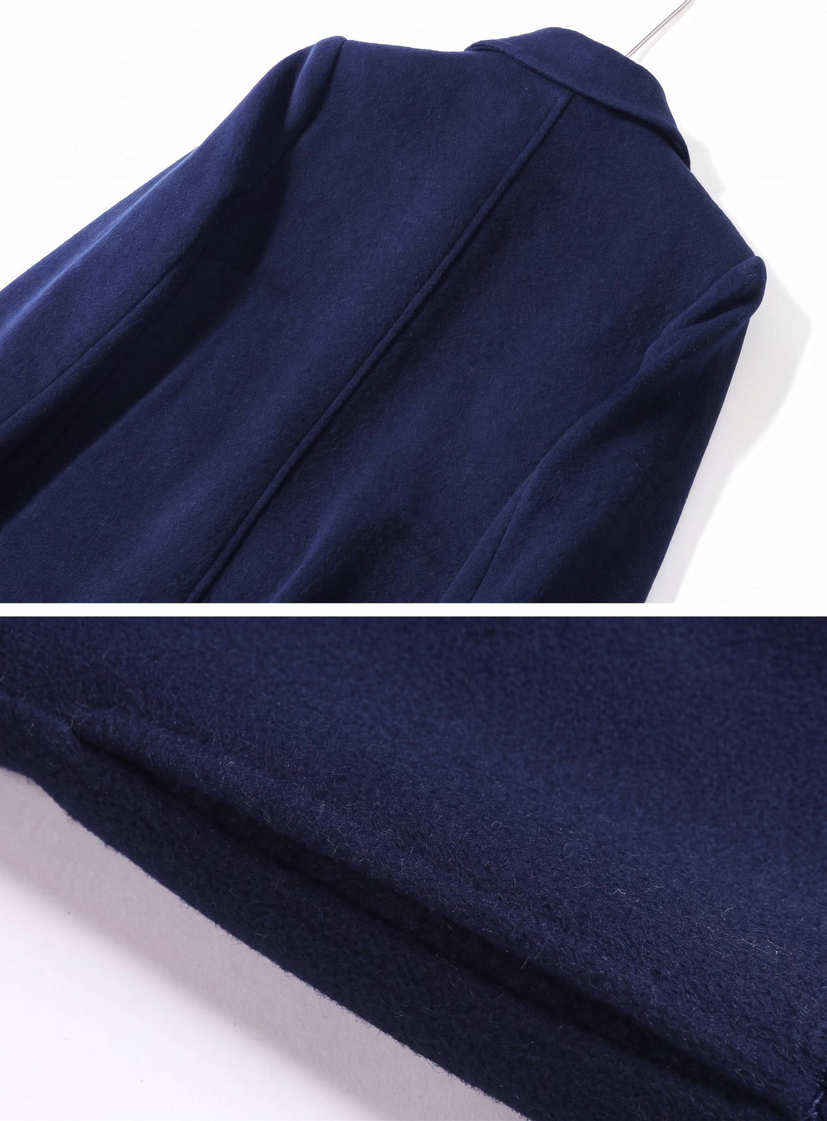 Vaeline - Womens Wool Blend Pea Coat Winter Layering — view 5 of 6