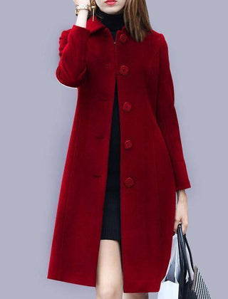 Vaeline - Womens Wool Blend Pea Coat Winter Layering — view 6 of 6