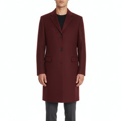 Vastara - Double Breasted Wool Overcoat For Winter