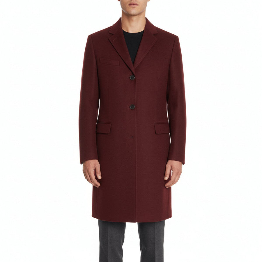 Vastara - Double Breasted Wool Overcoat For Winter