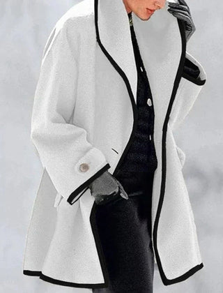 Vasterlie - Oversized Shawl Collar Trench Coat Autumn Layering
