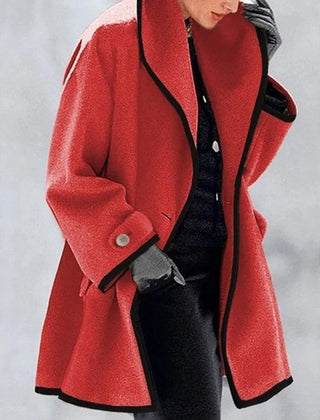 Vasterlie - Oversized Shawl Collar Trench Coat Autumn Layering — view 2 of 7