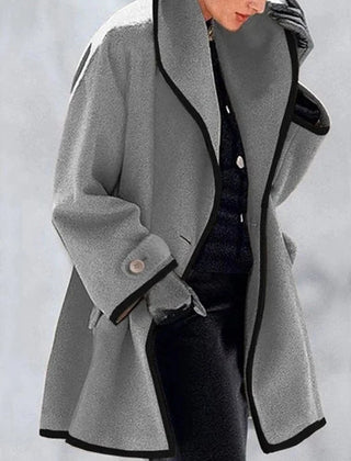 Vasterlie - Oversized Shawl Collar Trench Coat Autumn Layering — view 4 of 7