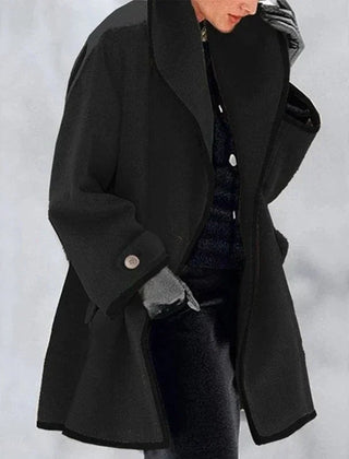 Vasterlie - Oversized Shawl Collar Trench Coat Autumn Layering — view 5 of 7