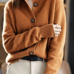 Vellora - Button Front Knit Cardigan Everyday Layering — view 3 of 10