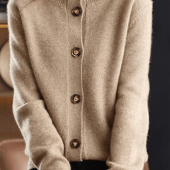 Vellora - Button Front Knit Cardigan Everyday Layering — view 4 of 10