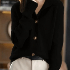 Vellora - Button Front Knit Cardigan Everyday Layering — view 7 of 10