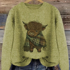 Vellora - Chunky Knit Crewneck Pullover Everyday Wear — view 4 of 7