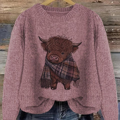 Vellora - Chunky Knit Crewneck Pullover Everyday Wear — view 5 of 7