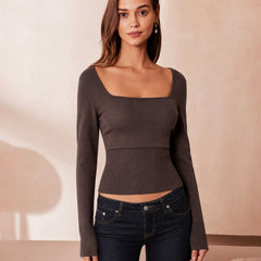 Velmira - Slim Fit Knit Sweater For Cooler Days