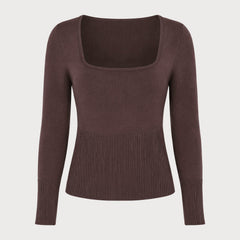 Velmira - Slim Fit Knit Sweater For Cooler Days — view 3 of 5