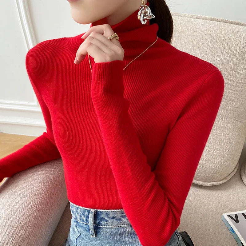 Velmora - Cashmere Turtleneck Sweater Cold Weather Layering — view 5 of 8