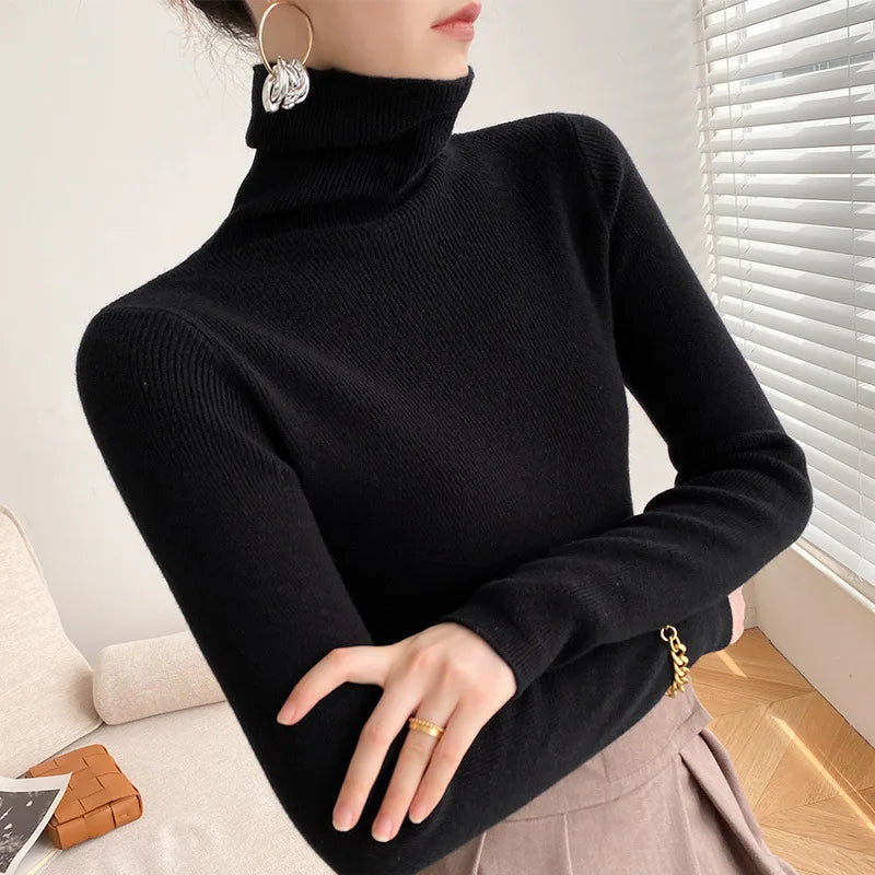 Velmora - Cashmere Turtleneck Sweater Cold Weather Layering — view 8 of 8
