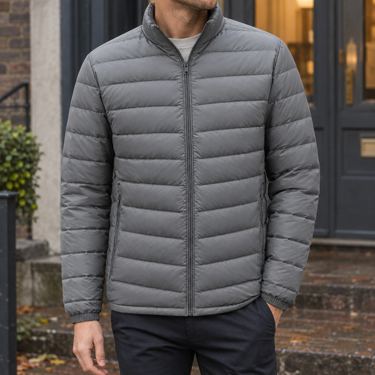 Veltano - Quilted Puffer Jacket Cool Weather Layering