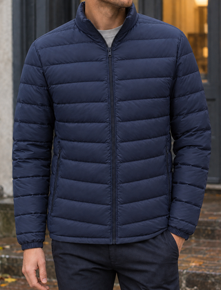 Veltano - Quilted Puffer Jacket Cool Weather Layering — view 3 of 7