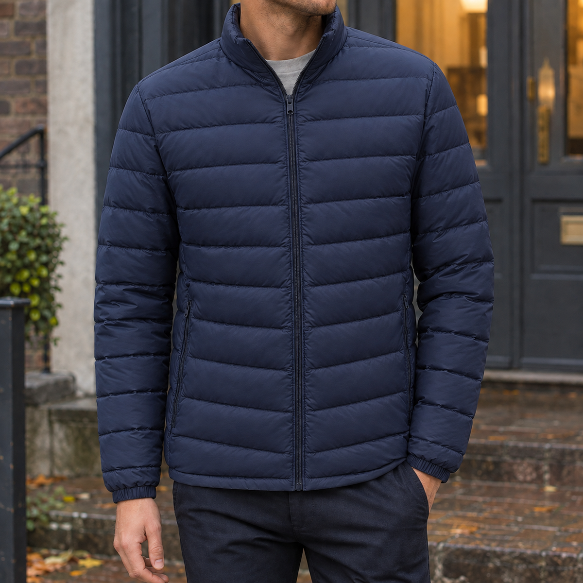 Veltano - Quilted Puffer Jacket Cool Weather Layering — view 3 of 7