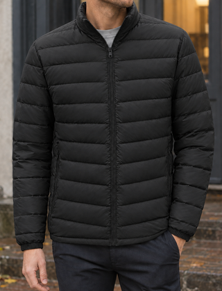 Veltano - Quilted Puffer Jacket Cool Weather Layering — view 5 of 7