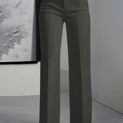 Verailla - Wide Leg Structured Trousers Office And Weekend Wear — view 3 of 8